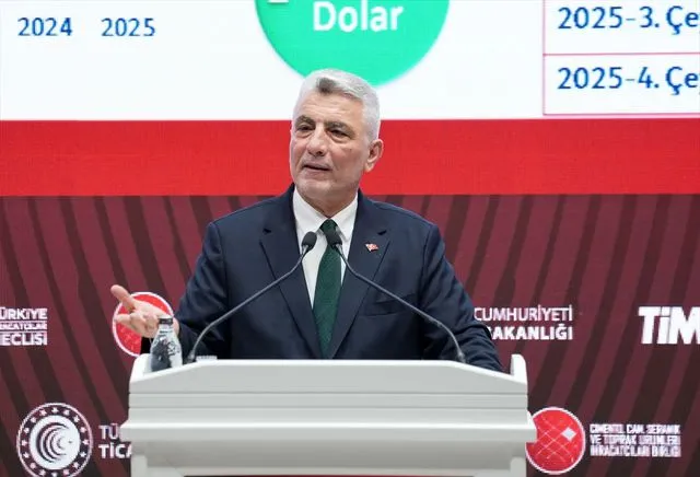 Bakan Bolat Çimento, Cam, Seramik ve Toprak Ürünleri İhracatçıları Birliği Ödül Töreni