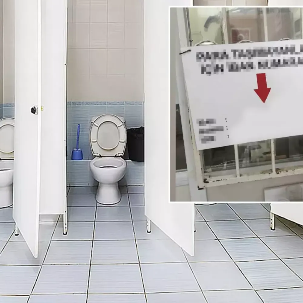 Cami tuvaletine asılan yazı tartışma yarattı