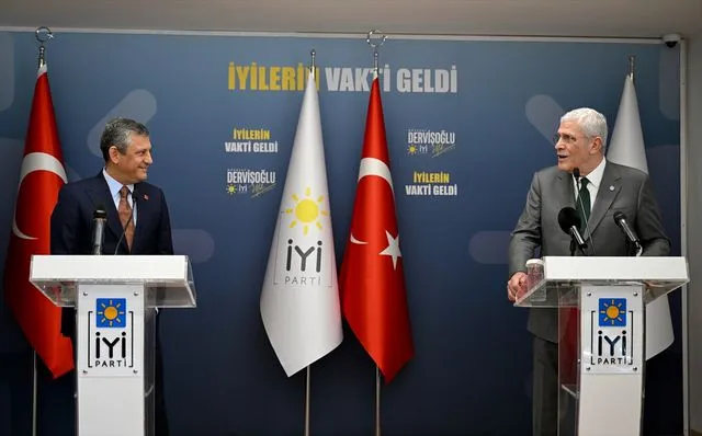 CHP Genel Başkanı Özel, İYİ Parti Genel Başkanı Dervişoğlu