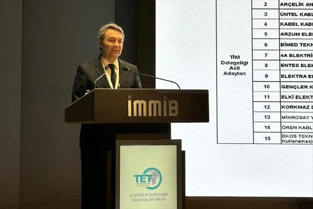 Elektrik ve Elektronik İhracatçıları Birliğinin başkanlığına Mehmet Kavaklıoğlu seçildi
