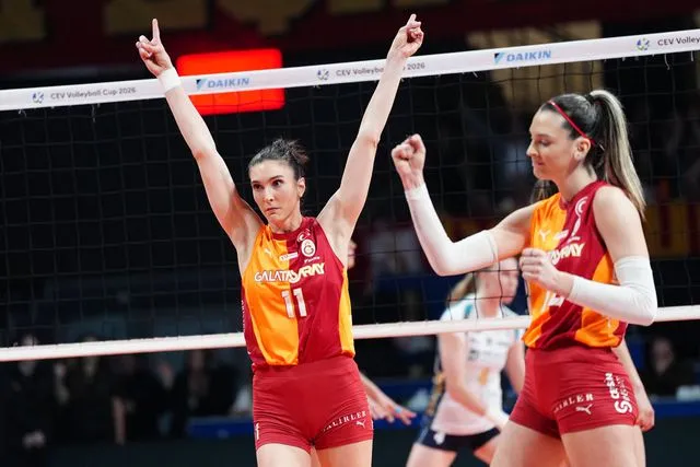 Galatasaray Kadın Voleybol Takımı, CEV Kupası şampiyonu!