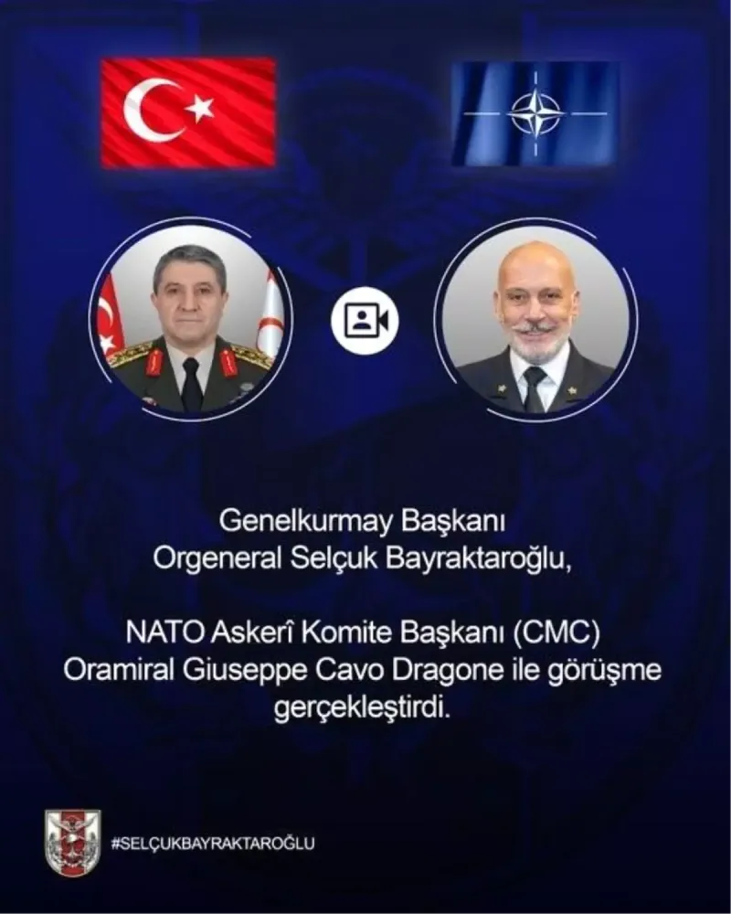 Genelkurmay Başkanı ve NATO Askeri Komite Başkanı Arasındaki Görüşme
