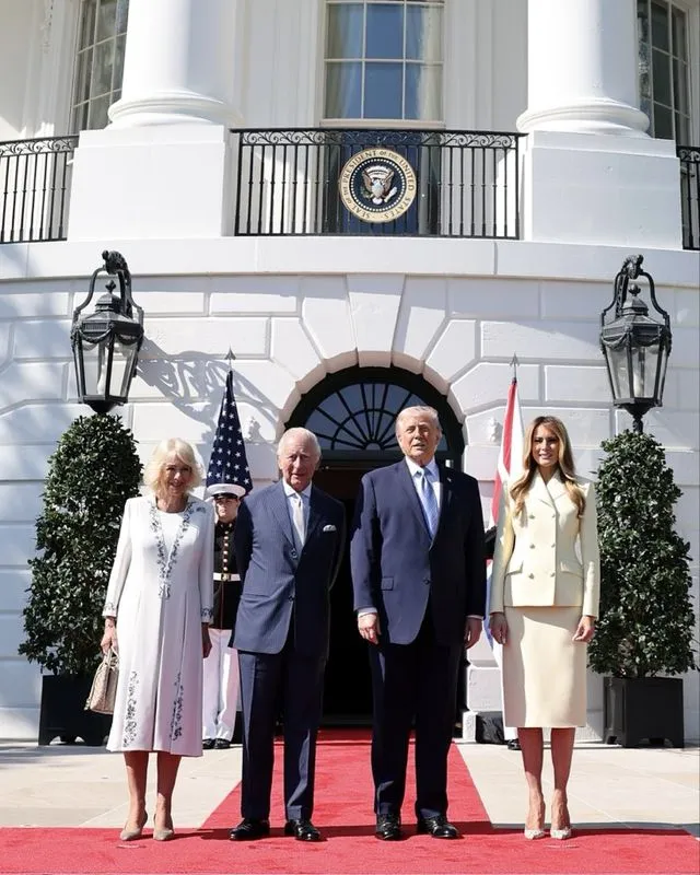 İngiltere Kralı Charles ve Kraliçe Camilla, ABD