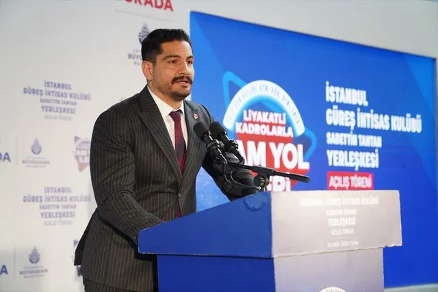 İstanbul'da yenilenen güreş tesisi Sadettin Tantan Yerleşkesi törenle hizmete girdi