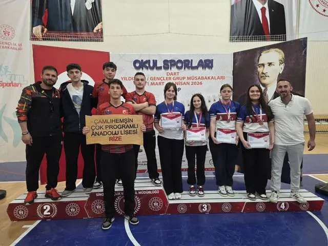 Karadeniz'in Genç Yetenekleri Dartta Zirveye Koşuyor: Çamlıhemşin Anadolu Lisesi Türkiye Finallerinde