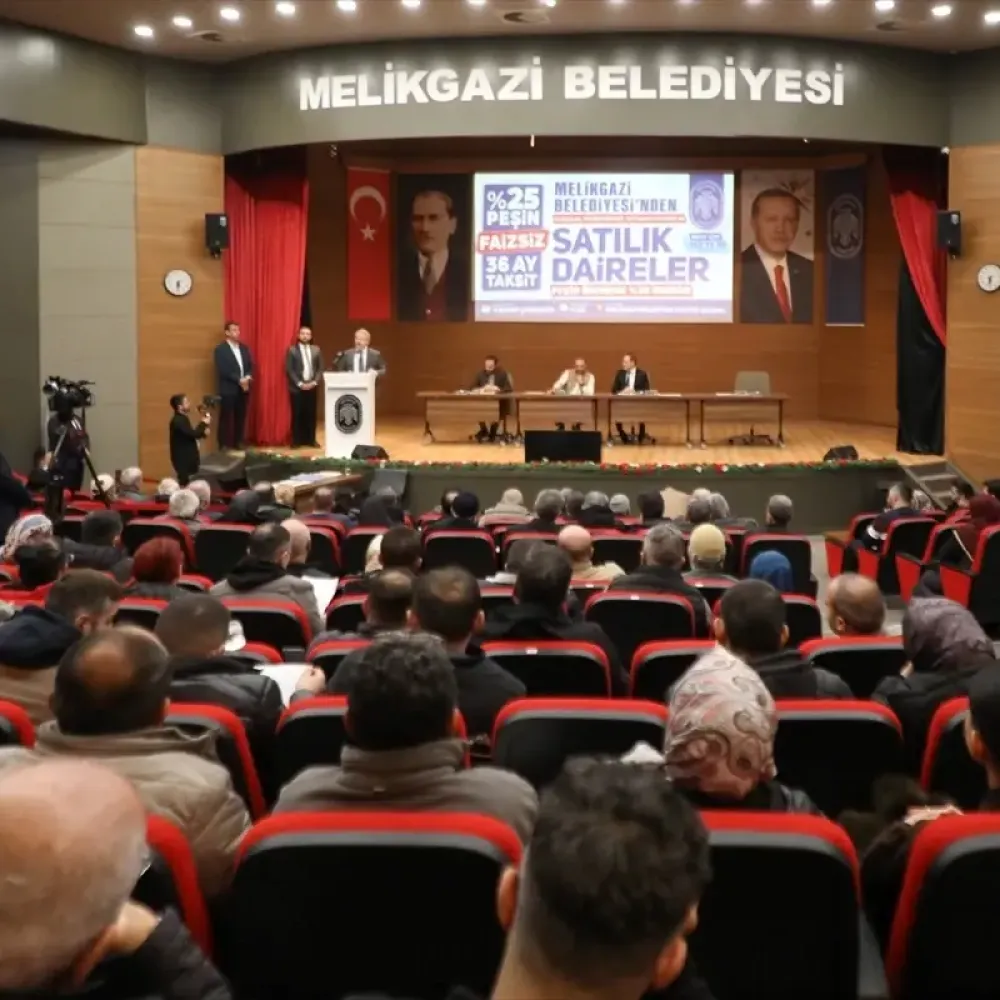 Melikgazi Belediyesi, 23 daire için açık ihale gerçekleştirdi