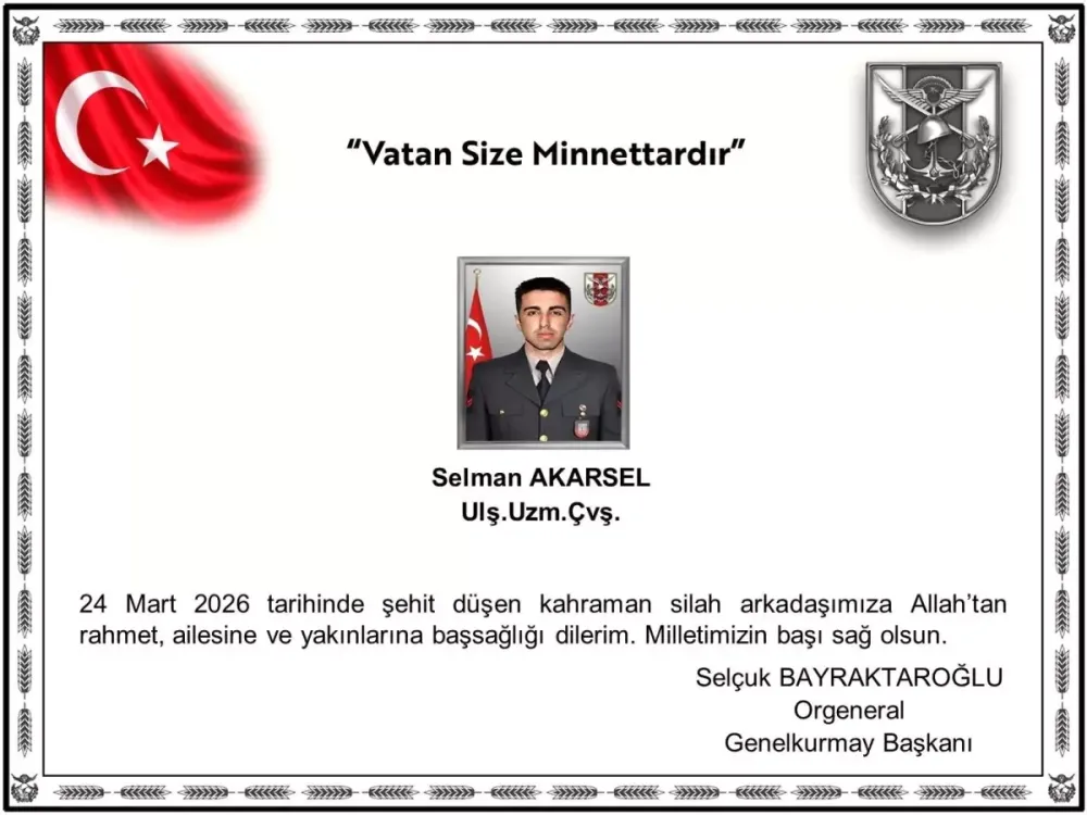 MSB: Ağrı'da 1 asker şehit oldu - Son Dakika