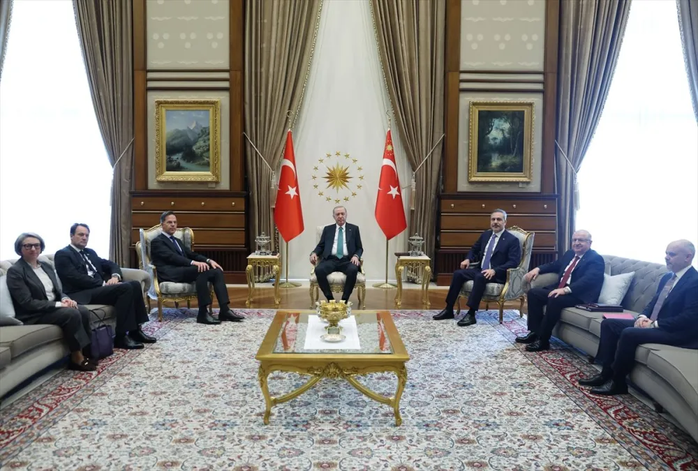 NATO Genel Sekreteri Mark Rutte ile Cumhurbaşkanımız Görüştü