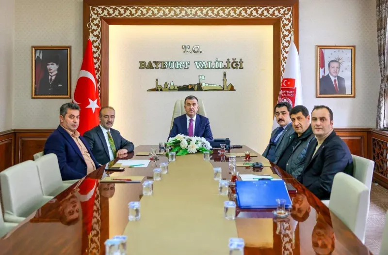 Bayburt'ta sanayi yatırımları değerlendirildi