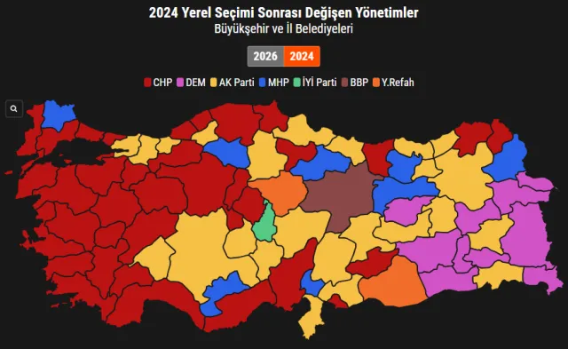 Bir büyükşehir daha AK Parti