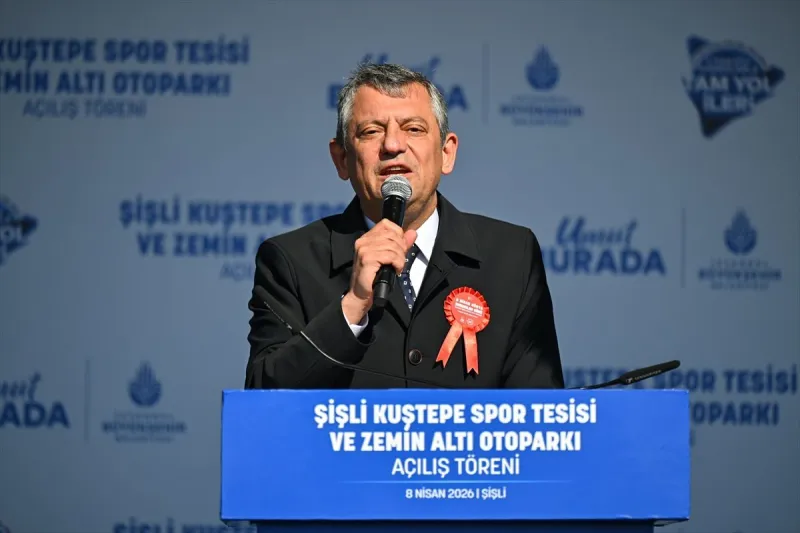 CHP Genel Başkanı Özel, Kuştepe Spor Tesisi ve Zemin Altı Otoparkı Açılış Töreni