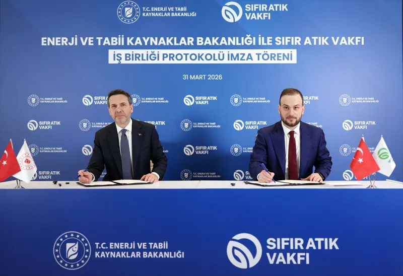 Enerji ve Tabii Kaynaklar Bakanlığı ile Sıfır Atık Vakfı arasında işbirliği protokolü imzalandı