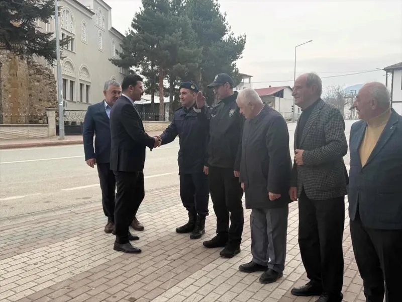 Hamamözü'nde bayramlaşma töreni düzenlendi