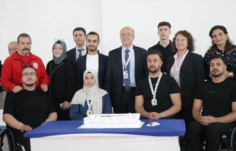 Kayseri Şehir Hastanesinin özel sporcuları para atıcılıkta dereceye girdi