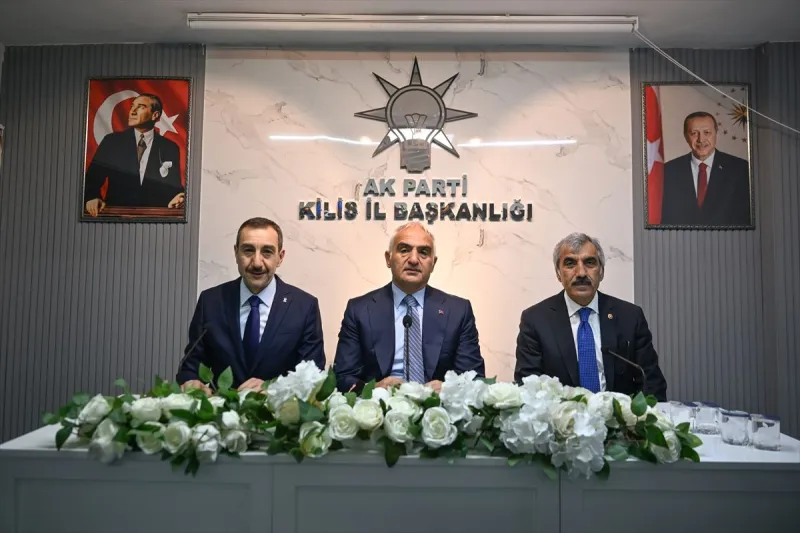 Kültür ve Turizm Bakanı Ersoy, partisinin Kilis İl Başkanlığı