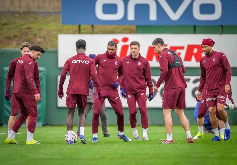 Trabzonspor, Galatasaray maçı hazırlıklarını sürdürdü