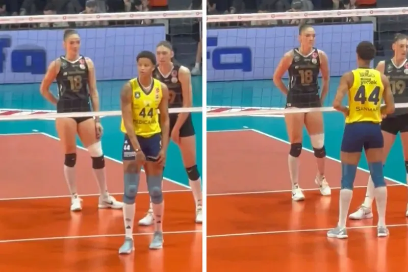 Voleybol Sahasında Gergin Anlar: Zehra ve Vargas Karşılaştı