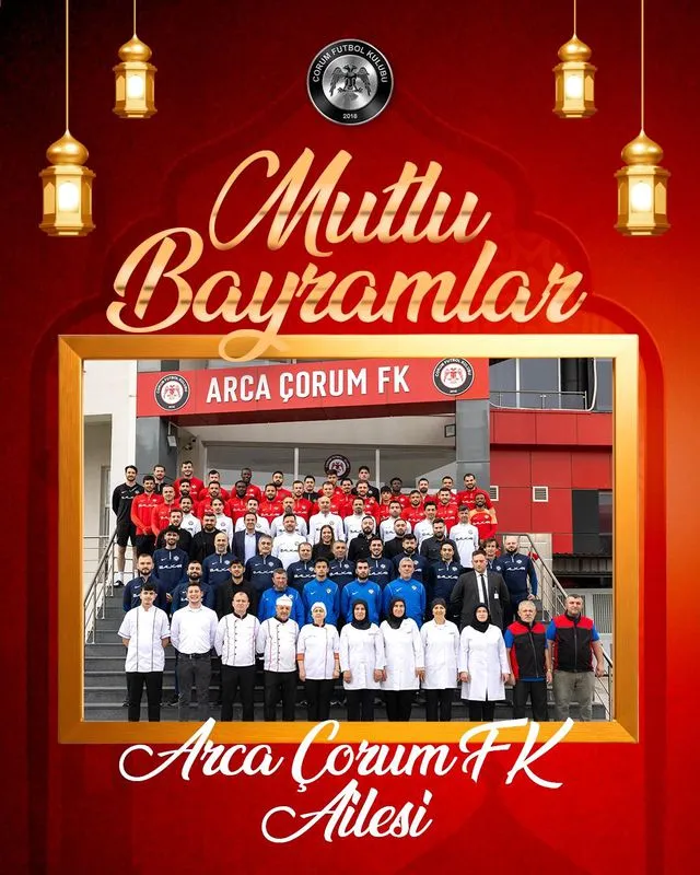 Ramazan Bayramı Etkinlikleri Çerçevesinde Arca Çorum FK'den Vatandaşlara Özel Mesaj